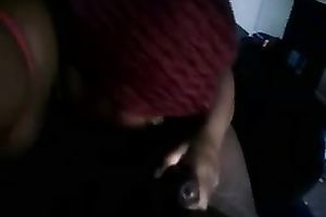 My corpulent black housewife enjoys engulfing my BBC in POV sex tape