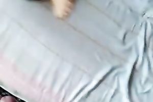 White milf white wife jerks off my jock after missionary style sex on webcam