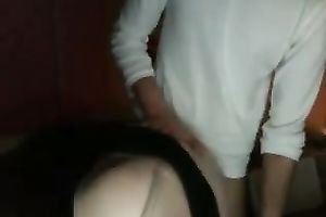 Webcam episode with me and my golden-haired GF banging from behind