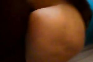 This white hottie with bulky butt looks more good from behind