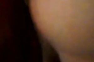 This white hottie with bulky butt looks more good from behind