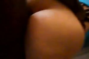 This white hottie with bulky butt looks more good from behind