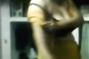 Chubby Indian skank undresses and fingers her snatch indoors