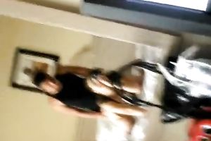 Pretty dirty slut wife makes out with a man, then rides and sucks his dick