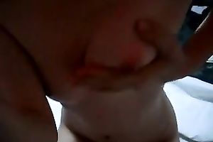 Blindfolded Asian hoe enjoys my 10-Pounder in her cum-hole and throat