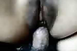 My horny Asian white bitch with priceless round whoppers likes missionary position