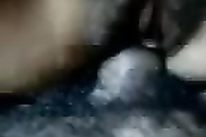 My horny Asian white bitch with priceless round whoppers likes missionary position