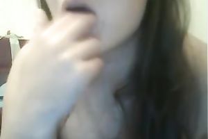 My super lewd girlfriend is highly proud of her large boobs