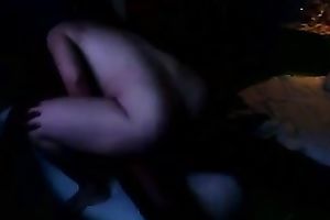 I am bouncing on my hubby's large dark cock like a fucking cowgirl