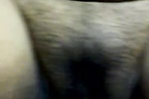 My chunky aged amateur wife allows me to finger her clitoris