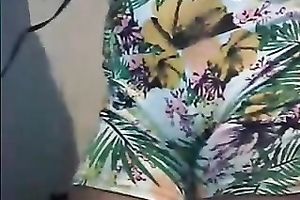 Hot black skin breasty girl with ideal billibongs teases me on livecam