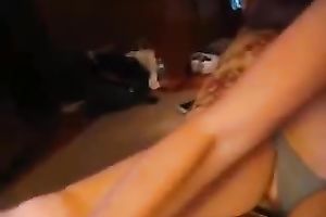 My redhead horny white wife sucks my boner and lets me finger her slit
