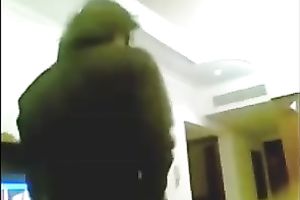 Arab hawt playgirl takes off her panties and exposes her sexy and appetizing wazoo cheeks
