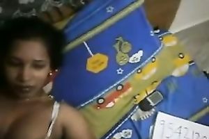My breasty Indian girlfriend knows how to give a precious cook jerking