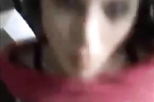 This wicked legal age teenager with admirable round bazookas just can't live without being on top