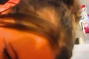 My cum longing girlfriend is doing what this babe does superlatively good in front of a camera