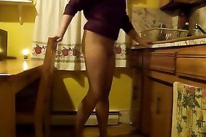 My sexually excited youthful white wife can't live without to cock out of pants