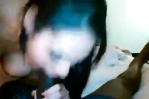 My black haired queen with large love bubbles knows how to go down on me