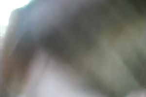 My cute GF manages to milk my dick dry in her face hole in a car