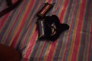 Sucking my boyfriend's large weiner in homemade sex tape