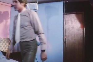 Super wicked secretary waits for her boss half stripped