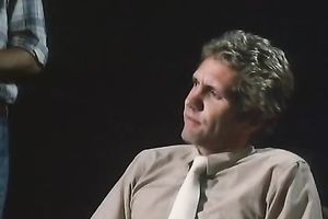 Super wicked secretary waits for her boss half stripped