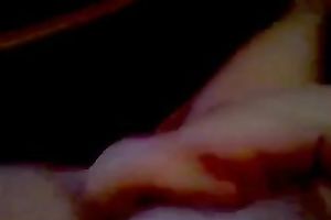 Self discharged solo with me rubbing my teats and fingering my love tunnel