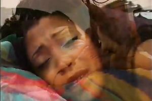 Sultry swarthy doxy acquires her drooling muff pounded by BBC