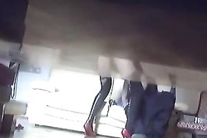 Hidden camera clip of sexy slut in underware giving me oral-job