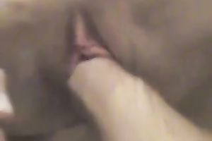 Petite sexy white slutty wife fingered hard in the juicy bald wet crack