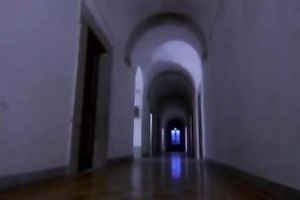 Cute cloistress shows off her wet meatballs and acquires drilled