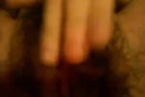 I could see my girlfriend tease her curly bawdy cleft for hours