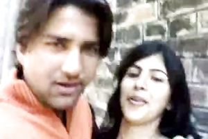 I just love giving a kiss my lovely looking Indian girlfriend