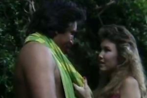 Retro honey fingers her love tunnel whilst watching her friend masturbating