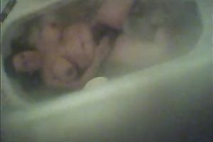 My breasty voracious girl masturbates her unshaved fur pie