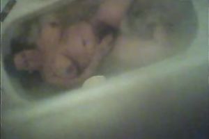 My breasty voracious girl masturbates her unshaved fur pie