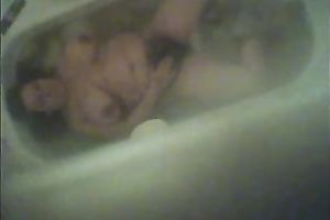 My breasty voracious girl masturbates her unshaved fur pie