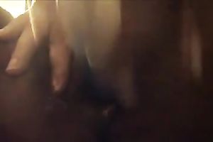 Lascivious Ebony nympho from Iowa is getting nasty