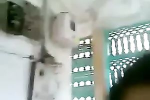 My miniature Indian GF lets me take up with the tongue her natural boobies