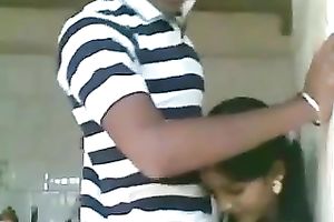 My miniature Indian GF lets me take up with the tongue her natural boobies