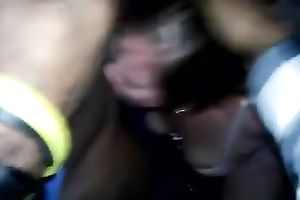 Sucking one penis after another like a sexually skilled slut