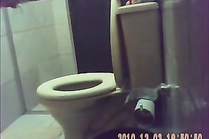 Chubby milf horny white wife on hidden web camera in the bath taking dump