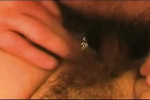 Blonde milf gets her unshaved vagina team-fucked remarcably well by me