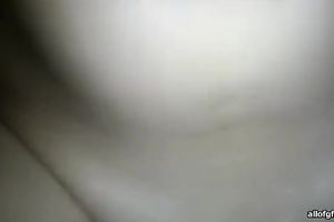 Saucy golden-haired gives head and then makes her muff accessible to him