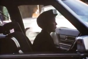 Two stunning brunettes favor every other with cunni in retro movie