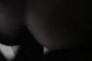 Big-bottomed harlot enjoys it from behind and jumps on my schlong