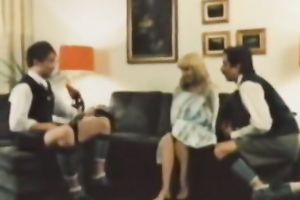 Busty blondie from Munich engulf hard schlong of lewd stud