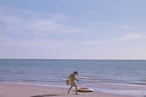 Retro sex scene with dudes having some adventures in a forest