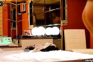 My neat Asian honey rides my knob in advance of getting nailed mish