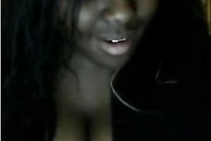 Wonderful web camera solo with my swarthy ex GF kneading her large mambos